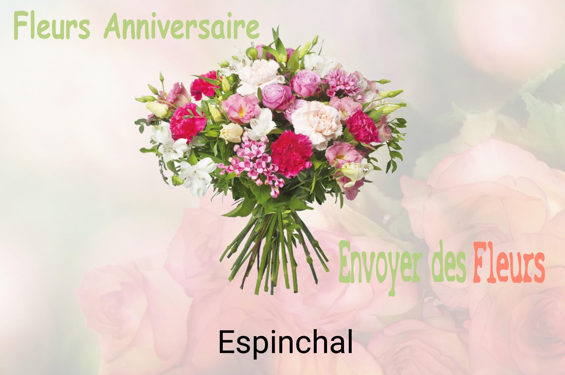 Bouquet de fleurs d’anniversaire livré à Espinchal