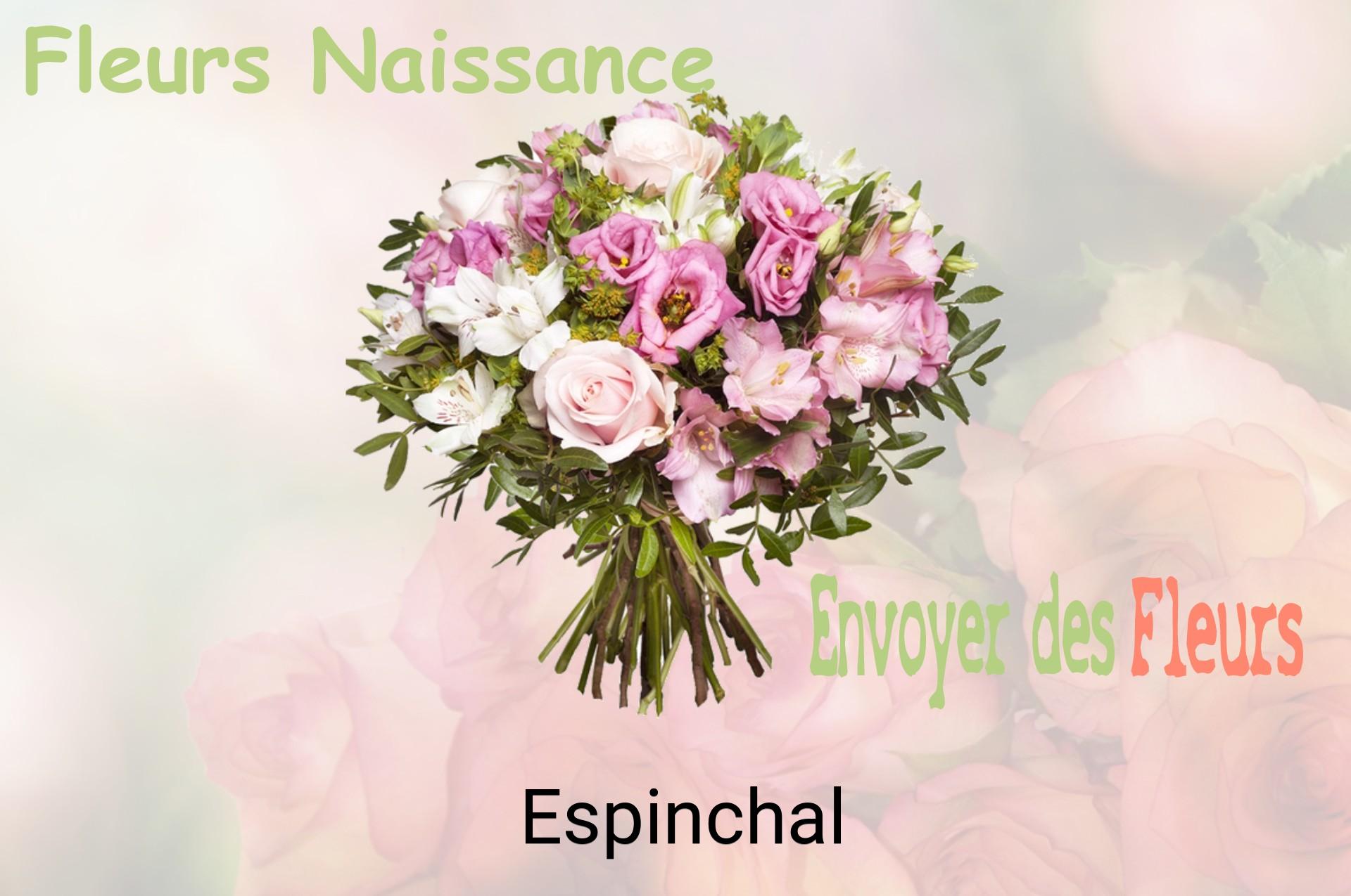 Bouquet de fleurs de naissance livré à Espinchal